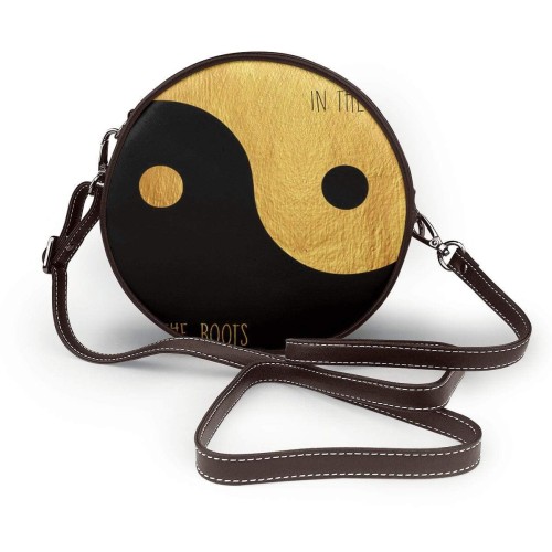 Black and Gold Leather Tao Sig Purse