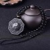 Black Obsidian Tao Sig Necklace