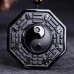 Black Obsidian Tao Sig Necklace