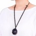 Black Obsidian Tao Sig Necklace