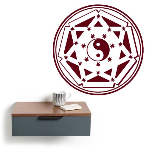 Deep Red Tao Sig Wall Art