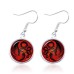 Tao Sig Dragon and Phoenix Earrings