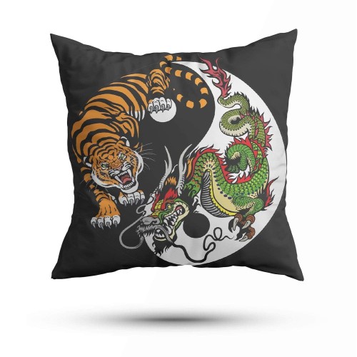Tao Sig Dragon Pillow Case