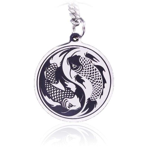 Tao Sig Koi Fish Keychain