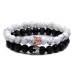 Tao Sig Men's Beaded Crown Bracelets