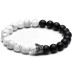 Tao Sig Men's Beaded Crown Bracelets