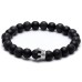 Tao Sig Men's Beaded Crown Bracelets