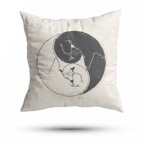 Sleeping Fox Tao Sig Pillow