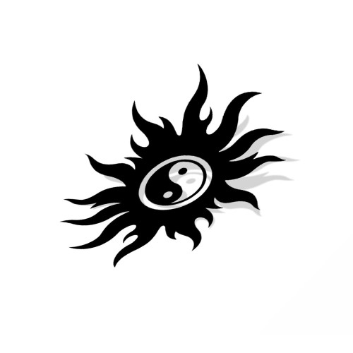 Sun Bumper Tao Sig Sticker