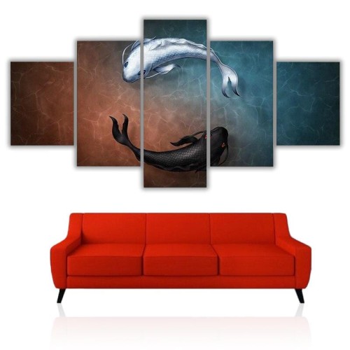 Tao Sig Koi Fish Painting