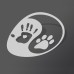 Tao Sig Human Hand Dog Paw Sticker