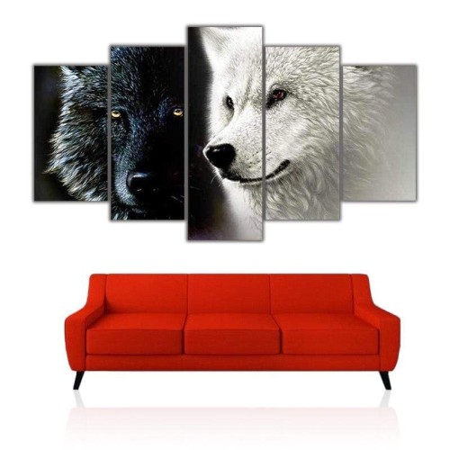 Tao Sig Wolf Canvas
