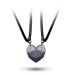 2 Pieces Magnetic Heart Necklace