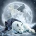 5d Diamond Painting Yin Yang Wolf