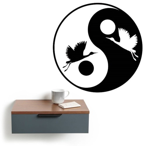 Black and White Bird Wall Art