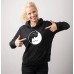 Black and White Cat Hoodie