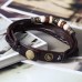 Black Leather Yin Yang Bracelet