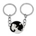 Cat Yin Yang Keychain
