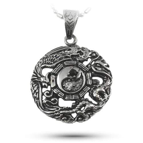 Chinese Yin Yang Dragon Necklace