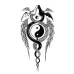 Chinese Dragon Temporary Tattoo