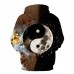 Dark Moon Yin Yang Hoodie