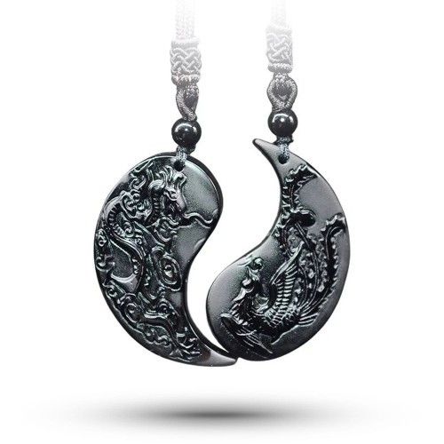 Dragon and Phoenix Couple Necklace