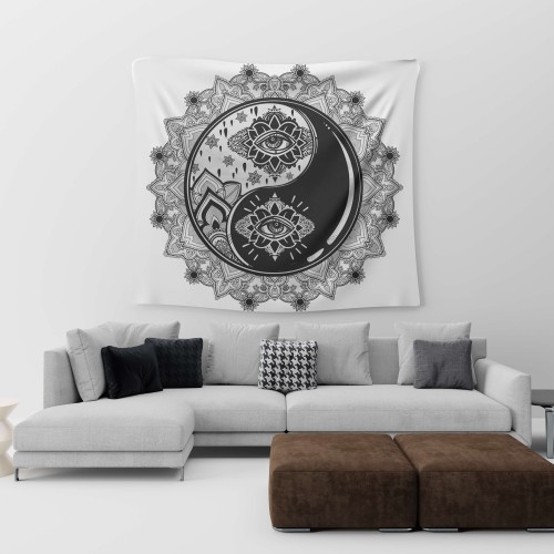 Eye Yin Yang Tapestry