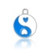 Yin Yang Heart Charms (10 Pieces)