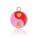 Yin Yang Heart Charms (10 Pieces)