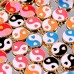 Yin Yang Heart Charms (10 Pieces)