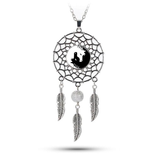 Yin Yang Horse Dream Catcher