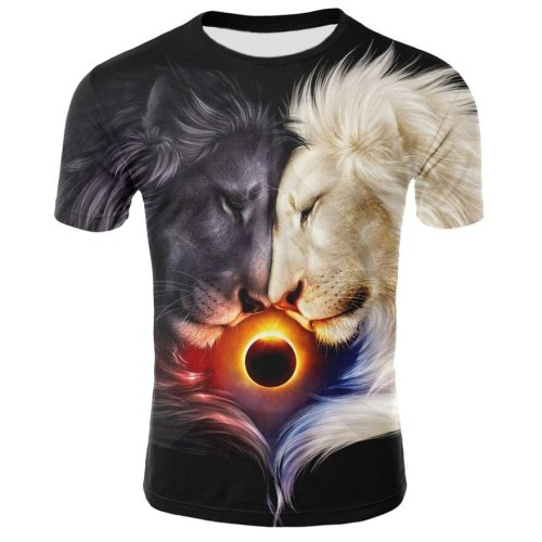 King of the Jungle Yin Yang T-Shirt