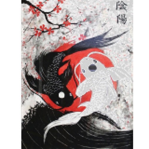Yin Yang Koi Fish Diamond Painting