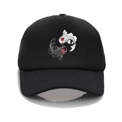 Yin Yang Koi Fish Hat