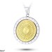 Men's Gold Yin Yang Pendant