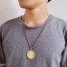 Men's Gold Yin Yang Pendant