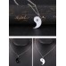 Moon and Star Friendship Necklace
