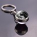 Yin Yang Moon Keychain