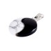 Obsidian Yin Yang Charm