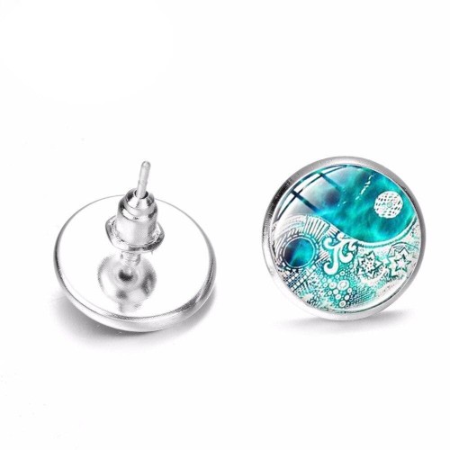 Ocean Yin Yang Earrings