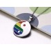 Rainbow Yin Yang Necklace