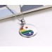 Rainbow Yin Yang Necklace
