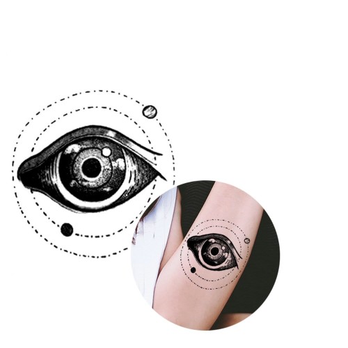 Realistic Eye Temporary Tattoo
