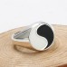 Silver Yin Yang Ring