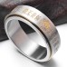 Spinning Buddhist Mantra Ring
