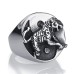 Stainless Steel Tiger Yin Yang Ring