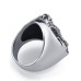 Stainless Steel Tiger Yin Yang Ring