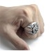 Stainless Steel Tiger Yin Yang Ring