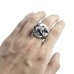 Stainless Steel Tiger Yin Yang Ring