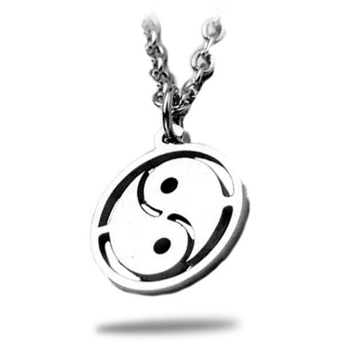Stainless Steel Yin Yang Necklace